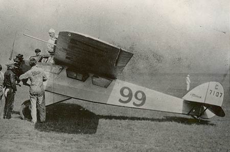 Cessna NC7107, 1928 (Source: Klein)